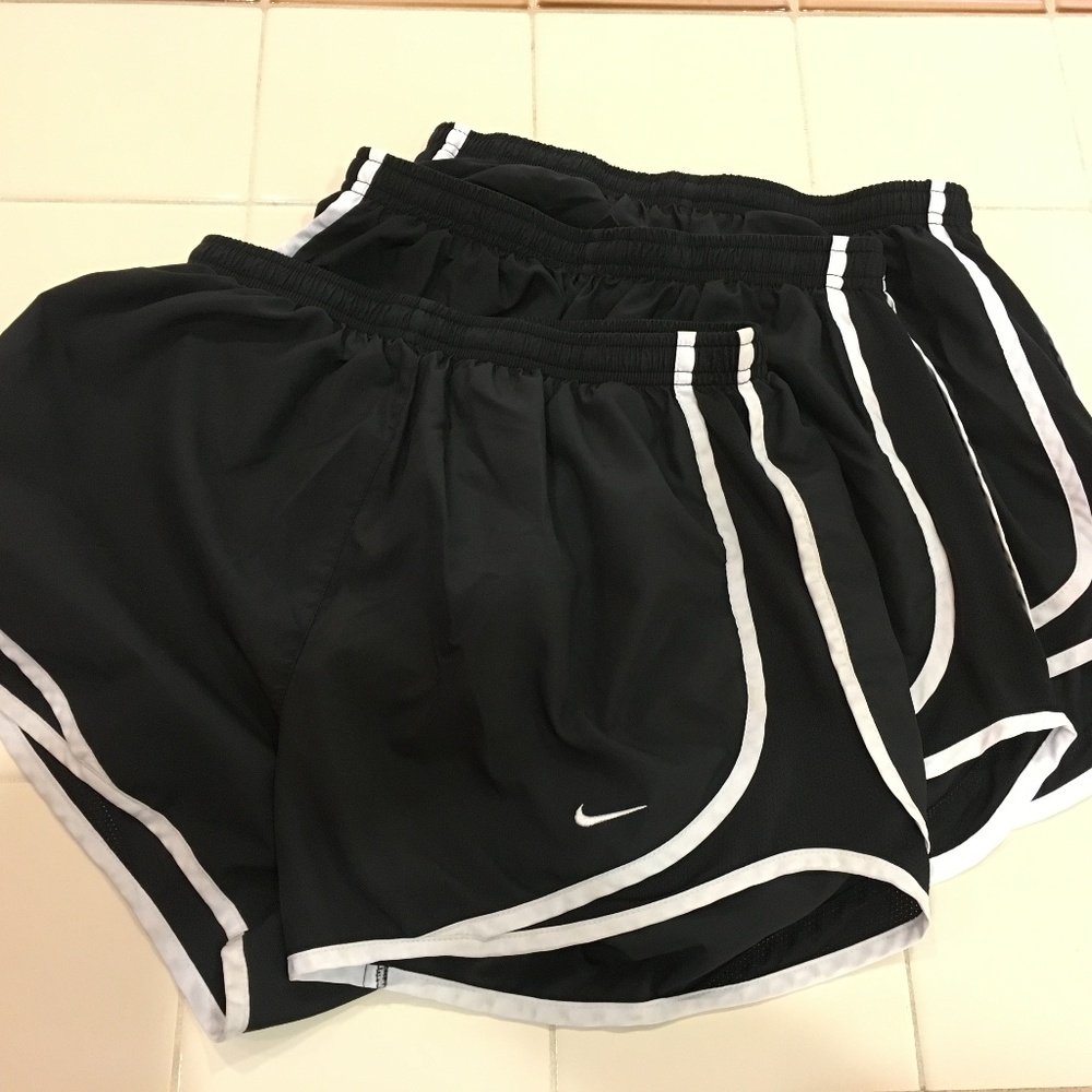 LOT OF 3 Black Nike Tempo Running Shorts Sz Small - Picture 4 of 4